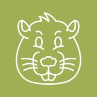 Beaver Vector Icon