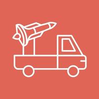 Missile Truck Vector Icon