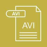 AVI Vector Icon