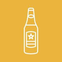 Beer Bottle Vector Icon