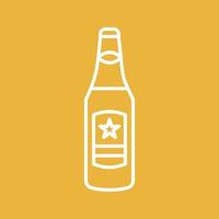 Beer Bottle Vector Icon