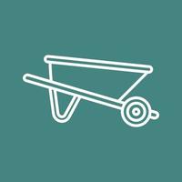 Wheelbarrow Vector Icon