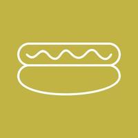 Hot Dog Vector Icon