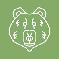 Polar Bear Vector Icon