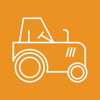 icono de vector de tractor