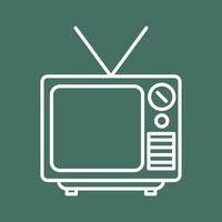 Television Broadcast Vector Icon