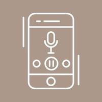 Voice Record Vector Icon