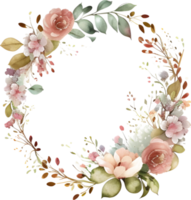 Floral Frame Wedding png