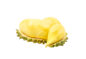 King of fruits, Durian isolated on transparent background , PNG File