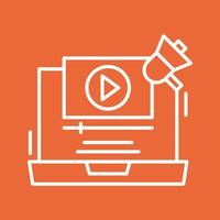 Video Marketing Vector Icon