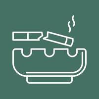 Broken Cigarette Vector Icon