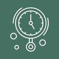 Wall Clock Vector Icon