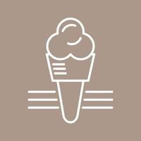 icono de vector de helado