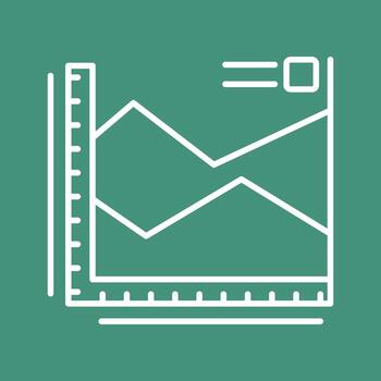 Spline Chart Vector Icon