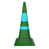 Traffic cone isolated on transparent png