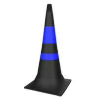 Traffic cone isolated on transparent png