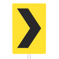Traffic sign isolated on transparent png