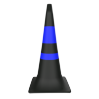 Traffic cone isolated on transparent png