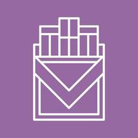 Cigarette Pack Vector Icon