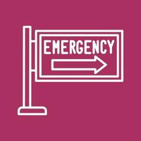 Emergency Sign Vector Icon