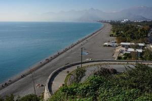 Konyaalti playa en antalya ciudad, turkiye foto