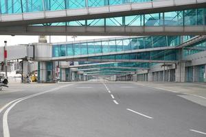 Gates in Ataturk Airport in Istanbul, Turkiye photo