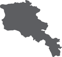 doodle freehand drawing of armenia map. png