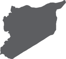 dibujo a mano alzada del mapa de siria. png