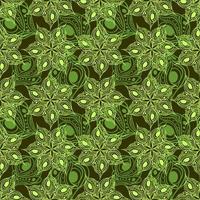 seamless pattern of abstract olive green graphic elements on a green background, texture, design photo
