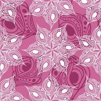 seamless pattern of abstract purple and white graphic elements on a pink background, texture, design photo