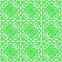 symmetrical seamless ornament tile from green graphic abstract elements on white background, texture, design photo