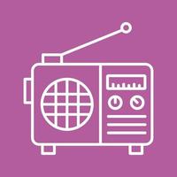 Radio Vector Icon