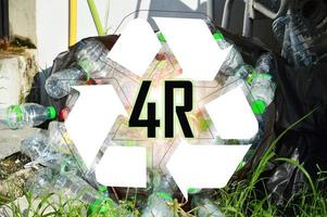 The 4R concept is a way to add green space to the world. so that we can get closer to the environment by stopping the problem of waste photo