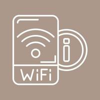 icono de vector de señal wifi