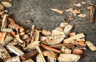 Natural herbal bark Medicines branch of dry on threshing basket - Traditional medicines in China selective focus photo