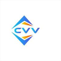 CVV abstract technology logo design on white background. CVV creative initials letter logo concept. vector