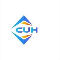 CUH abstract technology logo design on white background. CUH creative initials letter logo concept. vector