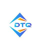 DTQ abstract technology logo design on white background. DTQ creative initials letter logo concept. vector