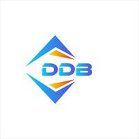 DDB abstract technology logo design on white background. DDB creative initials letter logo concept. vector
