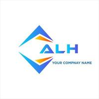 ALH abstract technology logo design on white background. ALH creative initials letter logo concept. vector