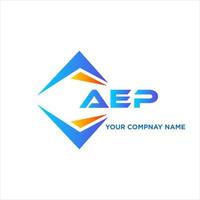 AEP abstract technology logo design on white background. AEP creative initials letter logo concept. vector