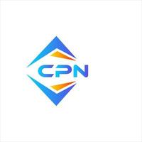 CPN abstract technology logo design on white background. CPN creative initials letter logo concept. vector