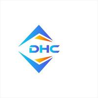 dhc resumen tecnología logo diseño en blanco antecedentes. dhc creativo iniciales letra logo concepto. vector