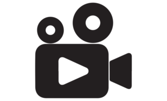 vídeo Câmera símbolo. png vídeo Câmera ícone símbolo. ilustração em transparente fundo png