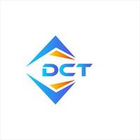 DCT abstract technology logo design on white background. DCT creative initials letter logo concept. vector