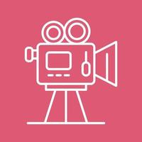 Movie camera Vector Icon