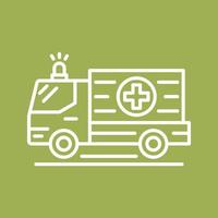 icono de vector de ambulancia