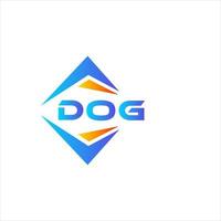 perro resumen tecnología logo diseño en blanco antecedentes. perro creativo iniciales letra logo concepto. vector