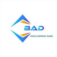 BAD abstract technology logo design on white background. BAD creative initials letter logo concept. vector