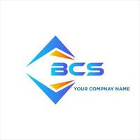 BCS abstract technology logo design on white background. BCS creative initials letter logo concept. vector